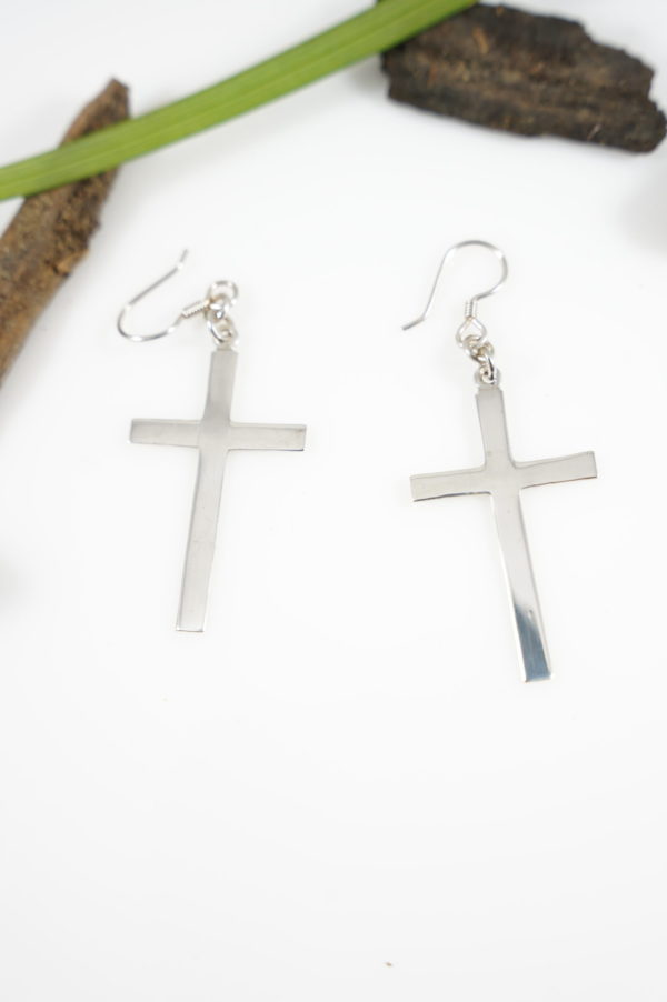 Cross Hanging Earings