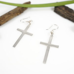 Cross Hanging Earings