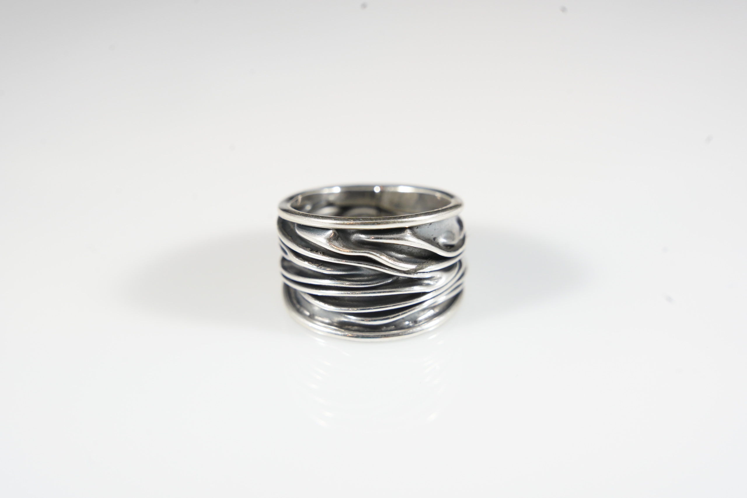 Oxidized Silver Ring | Parrot Silver Ring - Rings - FOLKWAYS
